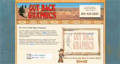 Desktop Screenshot of outbackgraphic.com